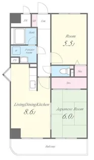 ヴィラシャトー【4階】の間取り