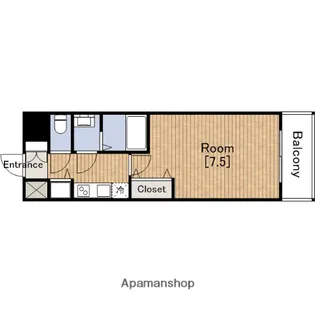 ジアコスモ大阪ベイシティ【4階】の間取り