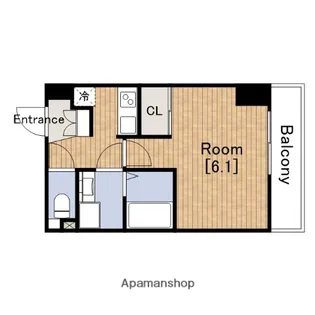 レオンヴァリエ天王寺北【9階】の間取り