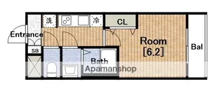 1Kの間取り画像