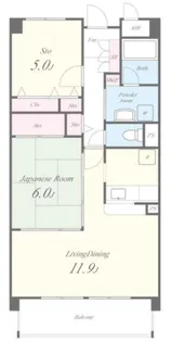 ジョワ ドゥ ヴィーヴル【3階】の間取り