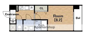 エスプレイスOSAKAベイシティ【10階】の間取り