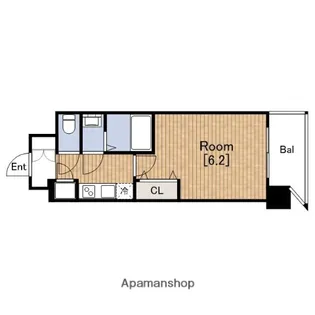 ファーストフィオーレ天王寺筆ヶ崎EYE【7階】の間取り