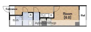 グランパシフィック梅南【3階】の間取り