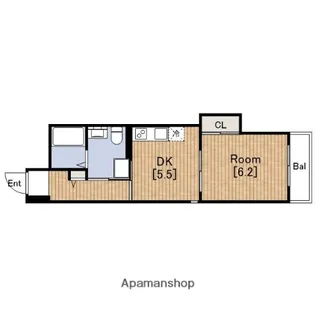 ブランコート【4階】の間取り