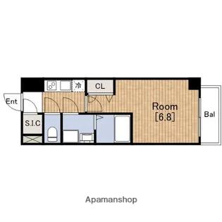 レジュールアッシュTAISHO LEGANT【15階】の間取り