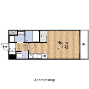 カウニス花園【9階】の間取り