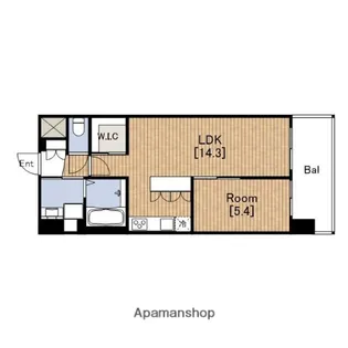 グランカーサ難波元町【4階】の間取り
