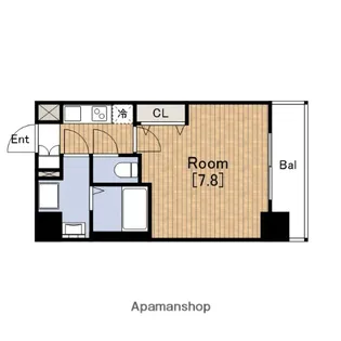 セオリー大阪ベイシティ【3階】の間取り