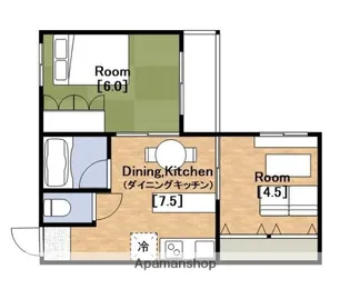 ロワジール【4階】の間取り