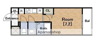プレサンス北浜レガーロ【2階】の間取り