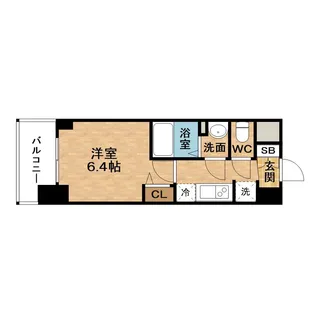 プレサンス新大阪イオリア【3階】の間取り