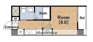 エグゼ大阪ドーム【10階】の間取り