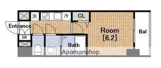 1Kの間取り画像