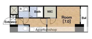 エスプレイス大阪ガルフレジデンス【12階】の間取り