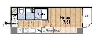 ララプレイス難波ガルテン【10階】の間取り