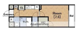 FORREALIZE大阪ウエストベイ【4階】の間取り