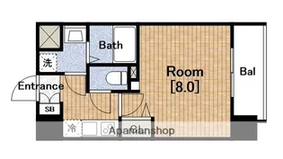 GRAND CINQ【9階】の間取り