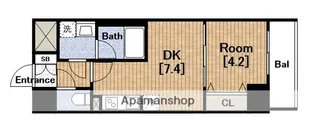 RISING MAISON 本町橋(旧レオンコンフォート本町橋)【5階】の間取り
