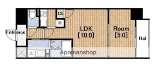 ブリリアントジュネス本町【2階】の間取り