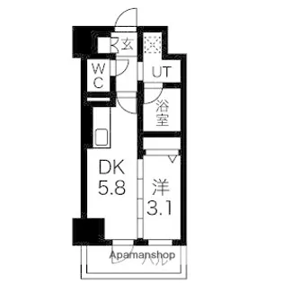 セルン新町【9階】の間取り