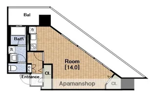 セルン新町【7階】の間取り