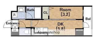 セルン新町【6階】の間取り