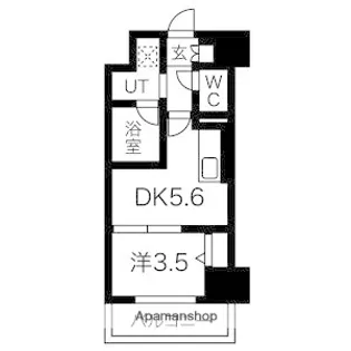 セルン新町【3階】の間取り