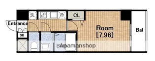 ラヴィータ難波元町【2階】の間取り