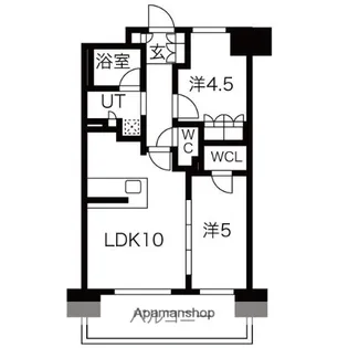 SK RESIDENCEDS SHINSAIBASHI【8階】の間取り