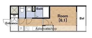 メルディア大正DC【2階】の間取り