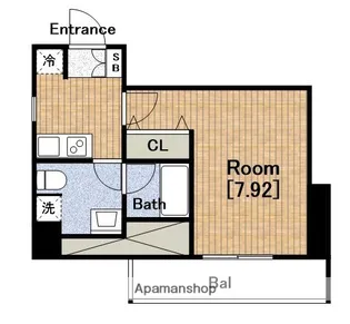 エルプレイス本町【10階】の間取り