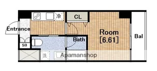 エルプレイス本町【15階】の間取り