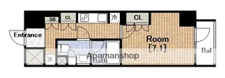 エスリードコート堺筋本町【8階】の間取り