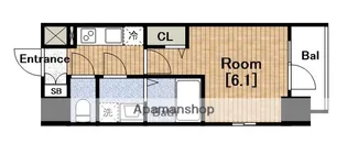 エスリードレジデンス大阪本町【2階】の間取り