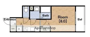 エスリードレジデンス大阪本町【9階】の間取り