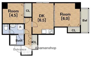 CITY SPIRE難波プレミア【10階】の間取り