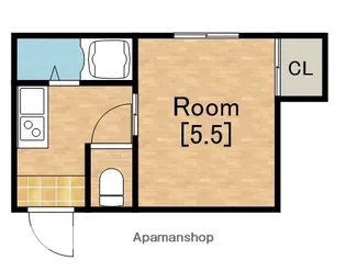 大宝 南マンション【1階】の間取り