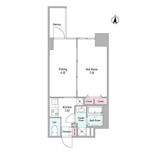 コンフォリア・リヴ新大阪WEST【0903号室】の間取り
