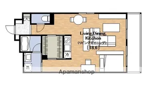 WOLF PACK APARTMENT【9階】の間取り