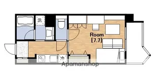 リップル上本町【6階】の間取り