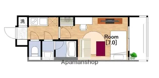 エスリードレジデンス大阪難波【14階】の間取り