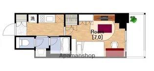 1Kの間取り画像