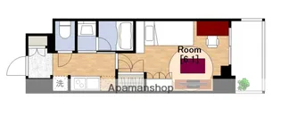 1Kの間取り画像