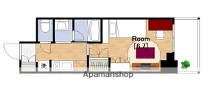 クレストコート靭公園 THE CLASS【4階】の間取り