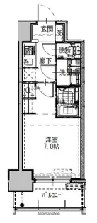 S−RESIDENCEドーム前千代崎【3階】の間取り