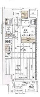 レジュールアッシュ アーバンイール【13階】の間取り