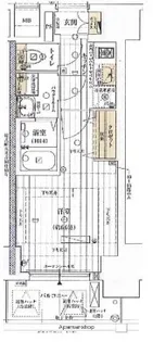 レジュールアッシュアーバンイール【12階】の間取り