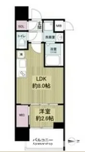 セレニテ本町東リアン【11階】の間取り