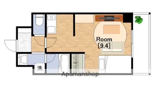 M’PLAZA長堀弐番館【7階】の間取り